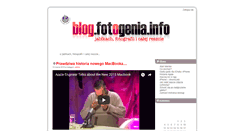 Desktop Screenshot of fotogenia.mojmac.pl