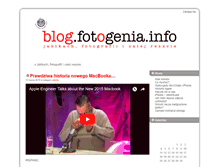 Tablet Screenshot of fotogenia.mojmac.pl